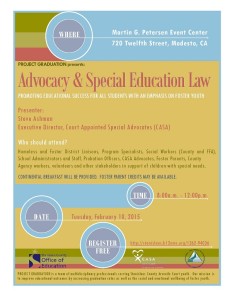 advocacy and special ed law workshop, specialneedsinmycity.org