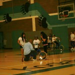 special needs child enjoying biking