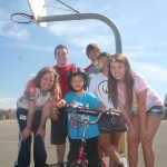 special needs child enjoying biking