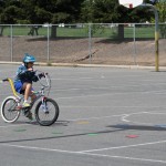 special needs child enjoying biking